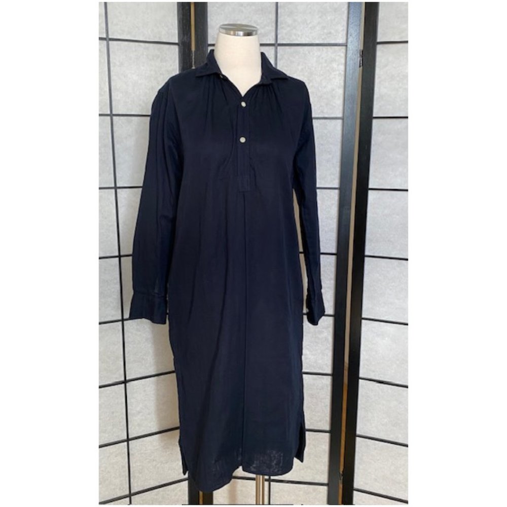 Blluemade Black French Midi Dress - Small